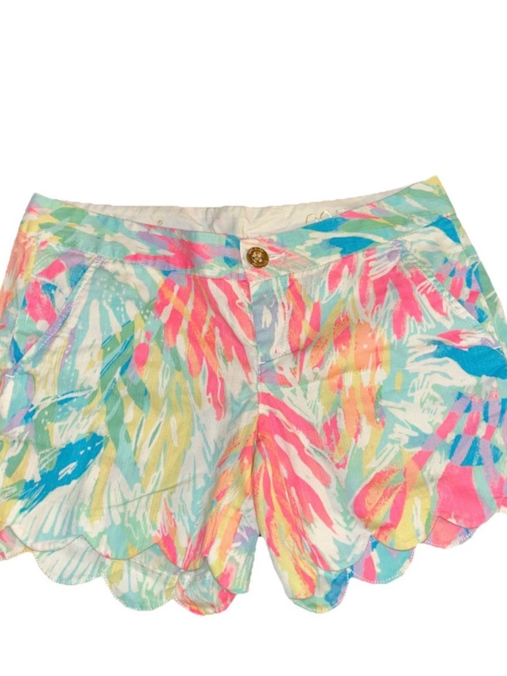 Lilly Pulitzer Women's Multicolor Buttercup Summer Shorts Size 00 Very Nice!